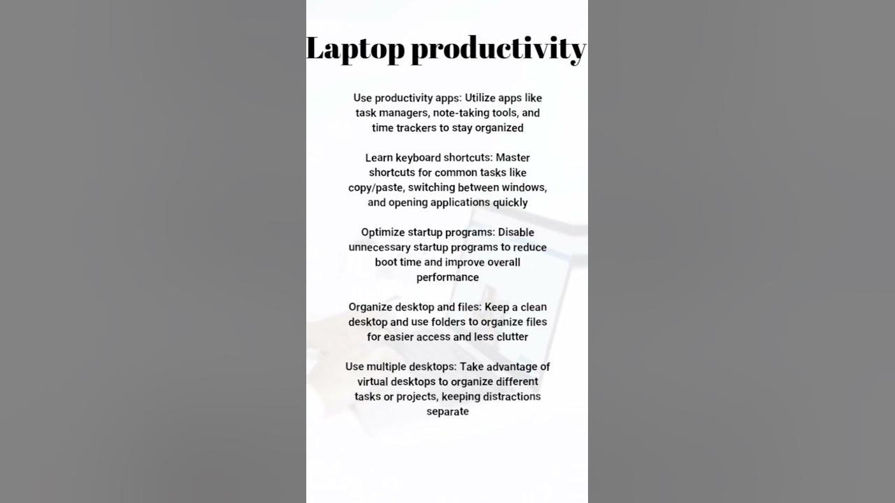 how-to-boost-laptop-productivity-laptop-youtube