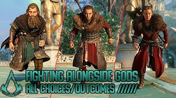 Eivor vecht naast Thor, Tyr en Freyja - Alle 3 keuzes/uitkomsten - Assassin