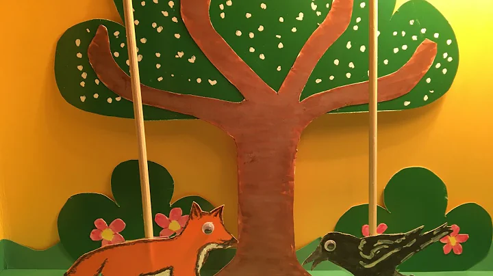 Amazing puppet show - The Fox and the Crow + English subtitles (bedtime stories and  tales for kids) - DayDayNews