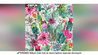 HOMFUN Full Square/Round Drill 5D DIY Diamond Painting 'Flower cactus' 3D Diamond Embroidery Cross S
