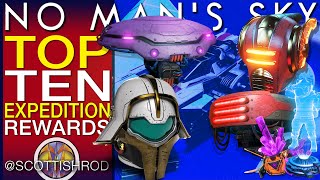 Top 10 Expedition Drops From Utopia, Singularity \& Voyagers - No Man's Sky Update - NMS Scottish Rod