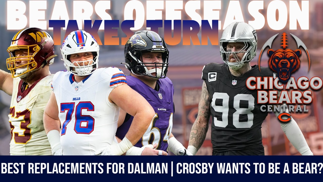 Dalman’s Retirement SHAKES Bears O-Line 😳| Maxx Crosby Wants to Be a BEAR?! 🐻⬇️