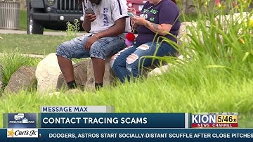 Warning about new contact tracing phone scam