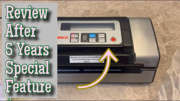 NESCO Deluxe Vacuum Sealer VS-12 User Guide