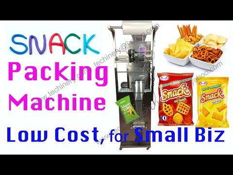 snacks packing machine low cost biscuit