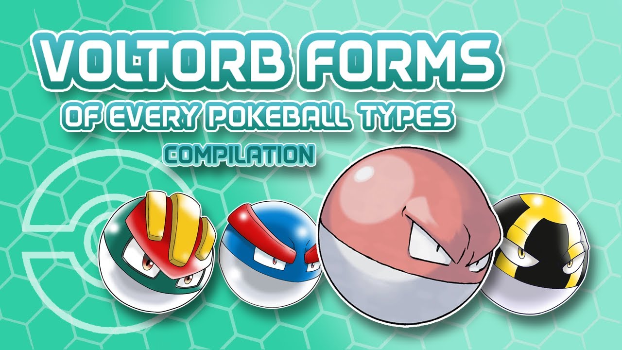 LET'S TRY MAKING VOLTORB FORMS OF EVERY POKEBALL TYPES