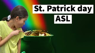 Signing St. Patrick's Day Phrases