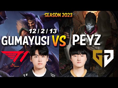 T1 Gumayusi vs