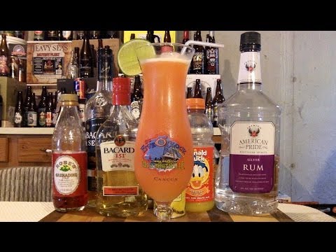 How To Make A Hurricane Cocktail / Mixed Drink (New Orleans Style) ✩ RECIPE INCLUDED ✩ DJs BrewTube