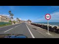 Driving on the coast in ANDALUCIA. Costa Del Sol ( SPAIN ) 4K