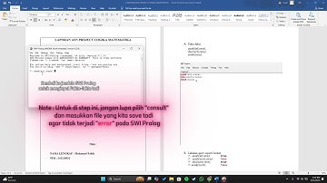 Tutorial Menggunakan SWI Prolog - LLogika Matematika