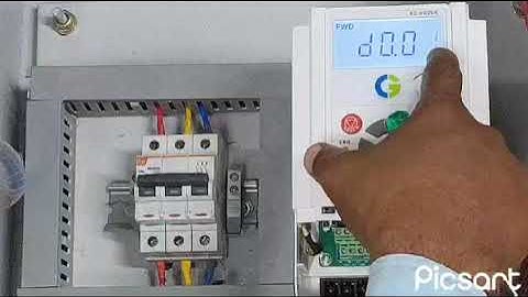 CG DRIVE SETTING.EMOTRON VS SERIES DRIVE.PI11 MULTISPAN RPM METERSETTING.