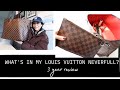 WHAT'S IN MY LOUIS VUITTON NEVERFULL + 3 YEAR REVIEW (DAMIER EBENE + GM)