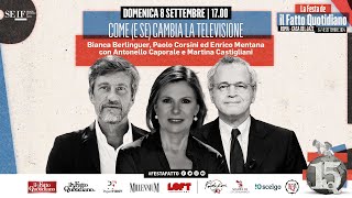 “Come (e se) cambia la televisione” con Bianca Berlinguer, Paolo Corsini ed Enrico Mentana