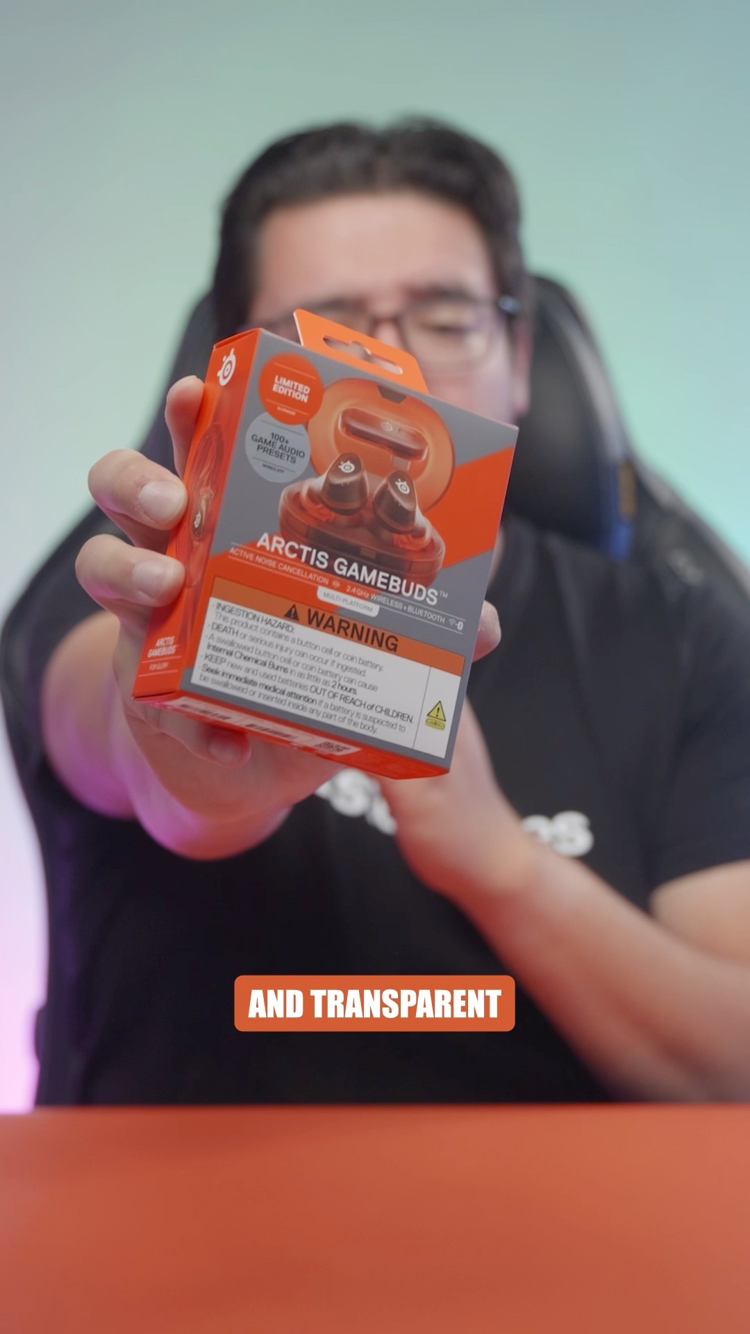 SteelSeries New Limited Edition GLORANGE Arctis GameBuds