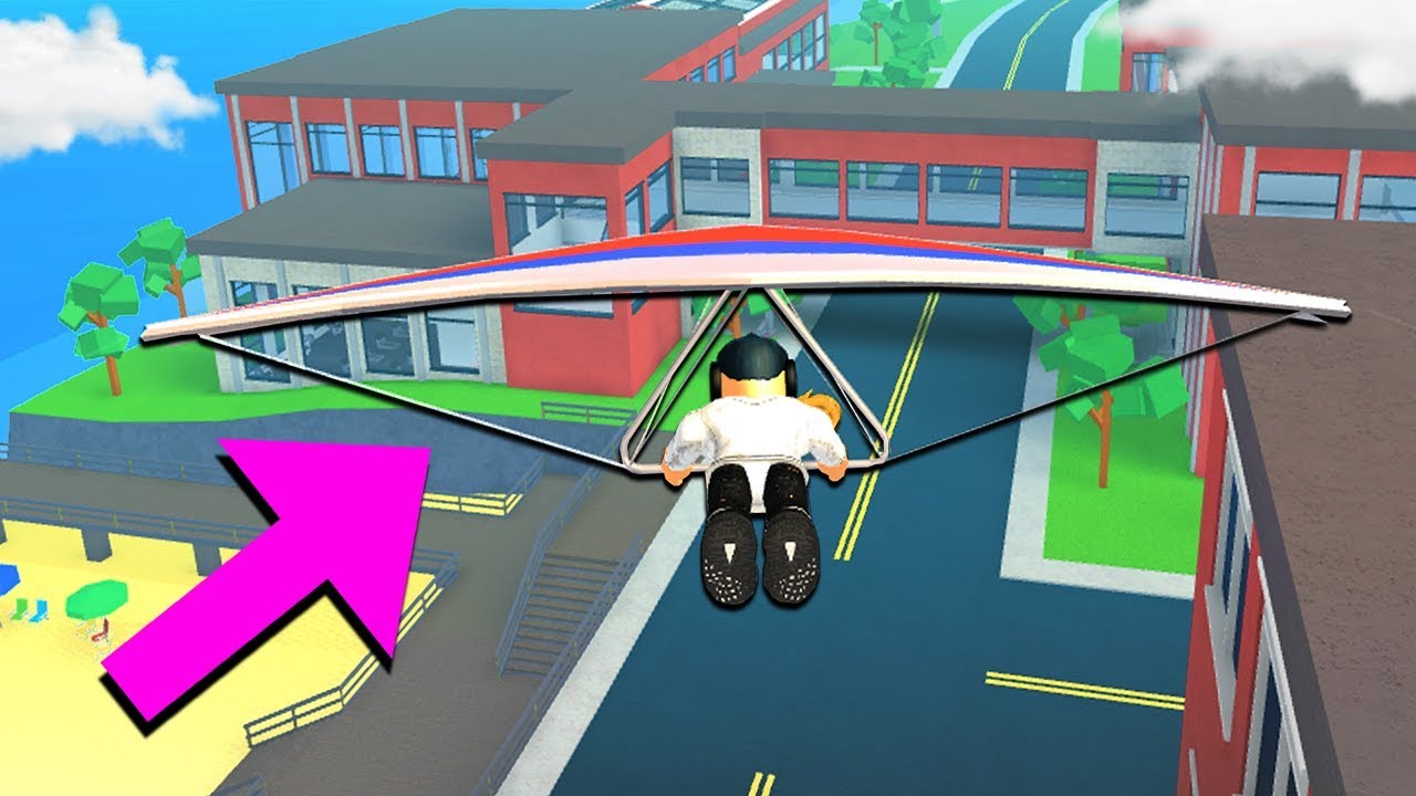 Flying In The Sky With New Hang Gliders Roblox Robloxian High - new glider fun robloxian highschool roblox roleplay video onlajn