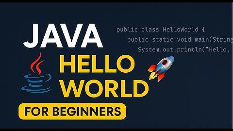 Java Tutorial for Beginners (Hindi) — First Program Hello World | Learn Java Step by Step #java
