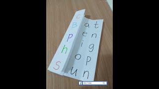 Phonics flipbook