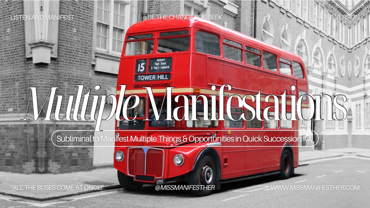 🚌 ALL THE BUSES COME AT ONCE ✨ Subliminal to Manifest Multiple Blessings Fast! 🙌