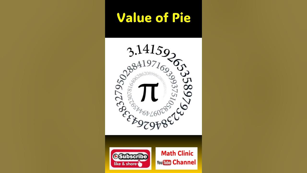 Value of pie shorts maths youtube