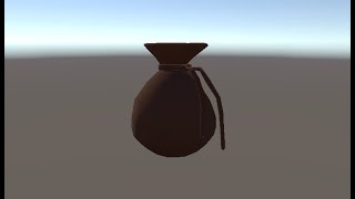 Coin bag with dynamic bones in unity