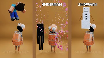 R.E.P.O vs Satisfying Fluid Simulation #blender3d  #clothsimulation #3danimation #3dart #minecraft