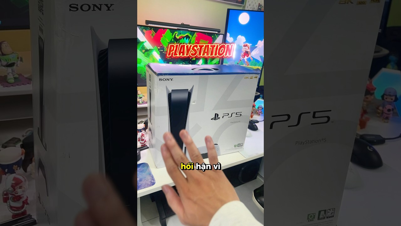 🎥 Máy PS5 Slim có gì hay #ps5s #unboxing #playstation #sony — Video review, click xem trên YouTube