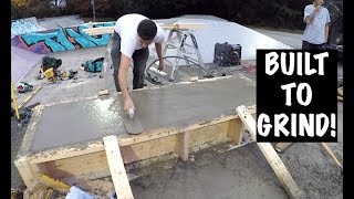 Building a Concrete Skateboard Ledge