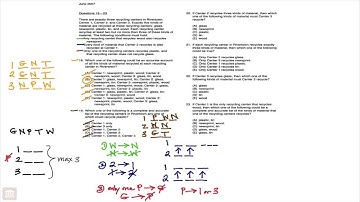 June 2007 LSAT Logic Game 4 Question 19
