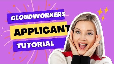 Step by step on how to pass the Cloudworkers chat moderator application!