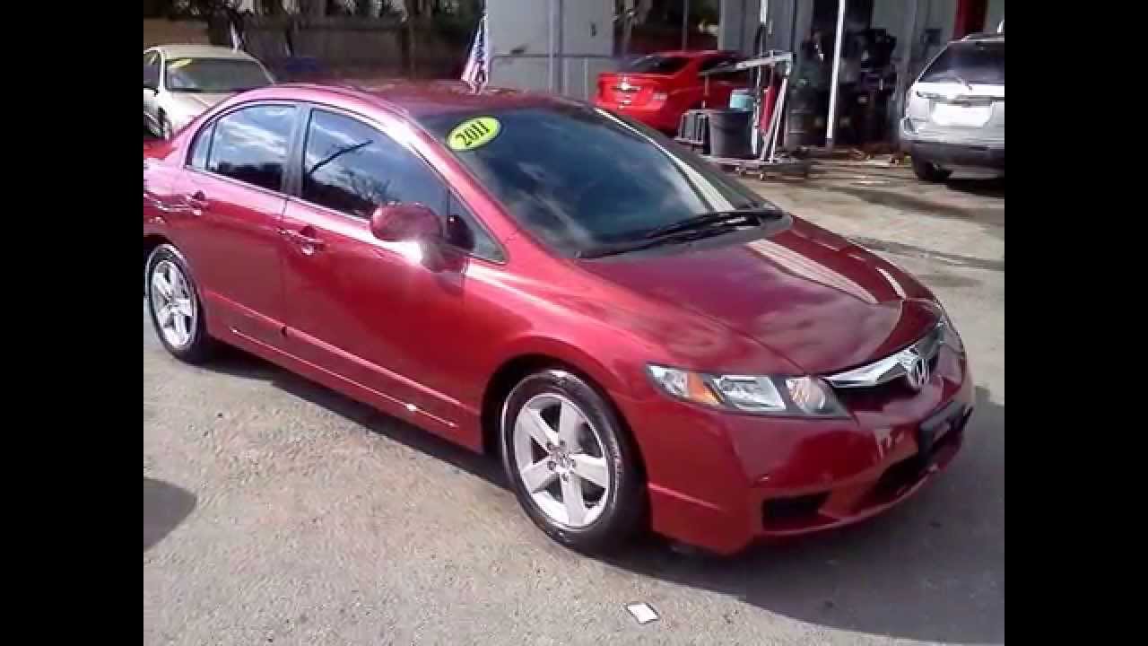 2011 Honda Civic Red, Auto, Sedan - Why Shop New? - YouTube