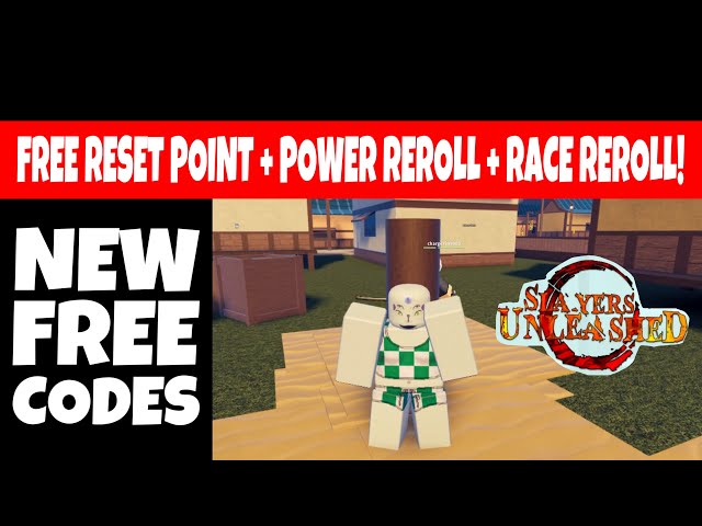ALL NEW *FREE REROLL* UPDATE CODES in SLAYERS UNLEASHED CODES! (Roblox Slayers  Unleashed Codes) 