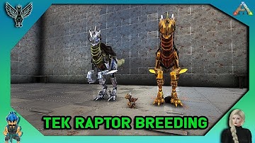ARK: TEK RAPTOR BREEDING! THE CUTEST TEK BABY?