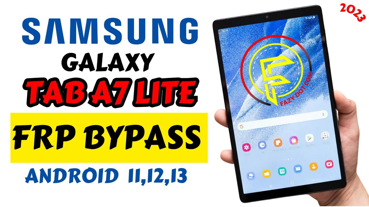 Samsung Tab A7 Lite Frp Bypass Andriod 11,12,13 SMT227 Frp Bypass