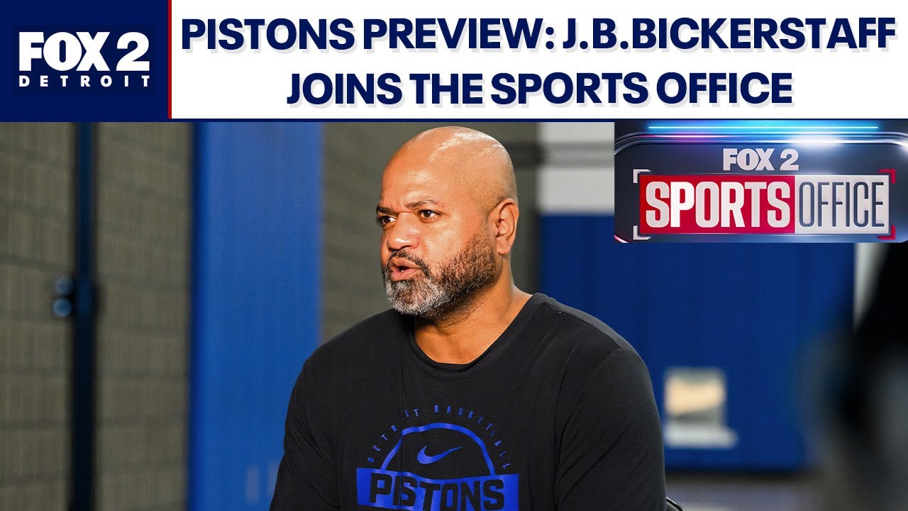 Pistons Preview: Coach J.B. Bickerstaff visits ahead of NBA home opener