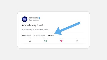 Tweet UI – After Effects Template