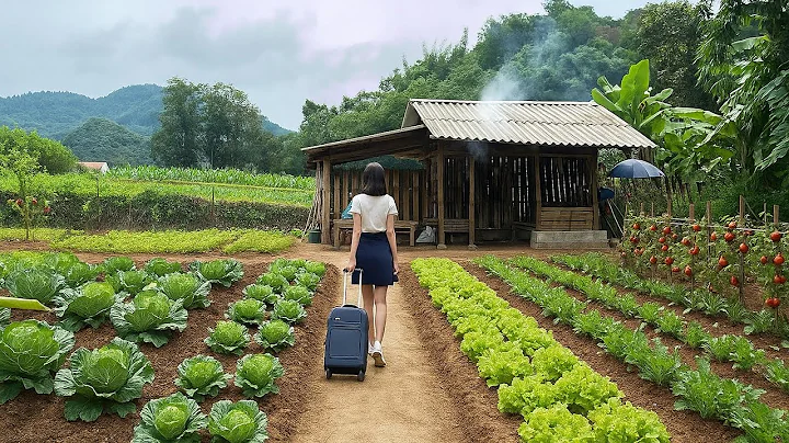 Full video - 30 days CEO leaves the city for the forest to restore and build a bamboo house #8