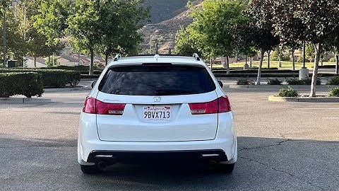 Acura tsx Wagon 2nd gen reflector Install