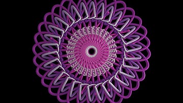 Mandala Mograph 74 | Trippy Animated Particles | Geometric Shapes