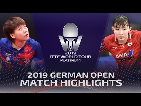 Chen Xingtong vs Hina Hayata | 2019 ITTF German Open Highlights (R32)