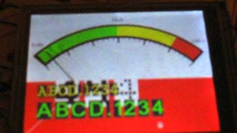 3.2" TFT Color LCD Panel Meter Test Video