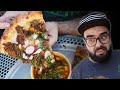He Tried A BIRRIA TACO PIZZA!