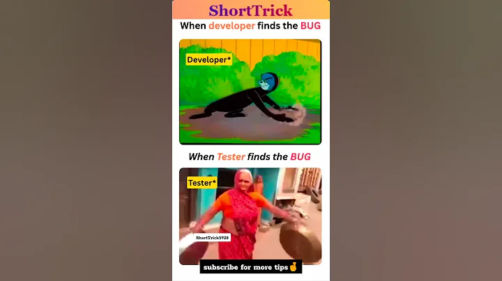 Developer VS Tester 🤣 #developer #softwaredeveloper #tester #coding #viral #funny #programmer