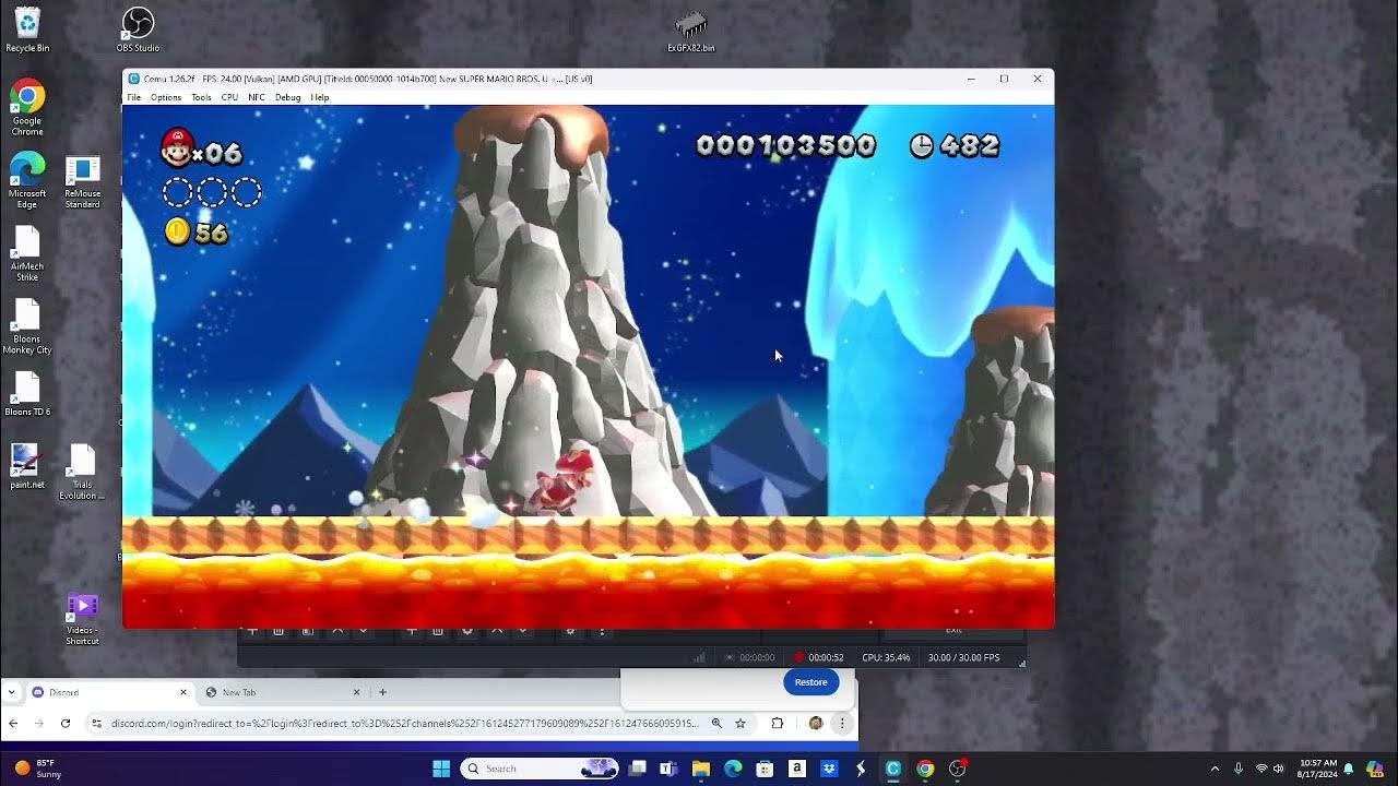 NSMBU custom background FreezeFlame YouTube