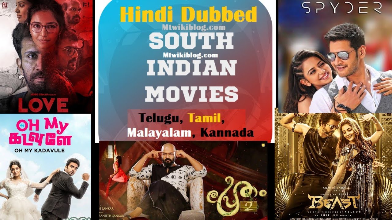Top 5 Best South Indian Movies Dubbed in Hindi Part - 1 | Available on ...
