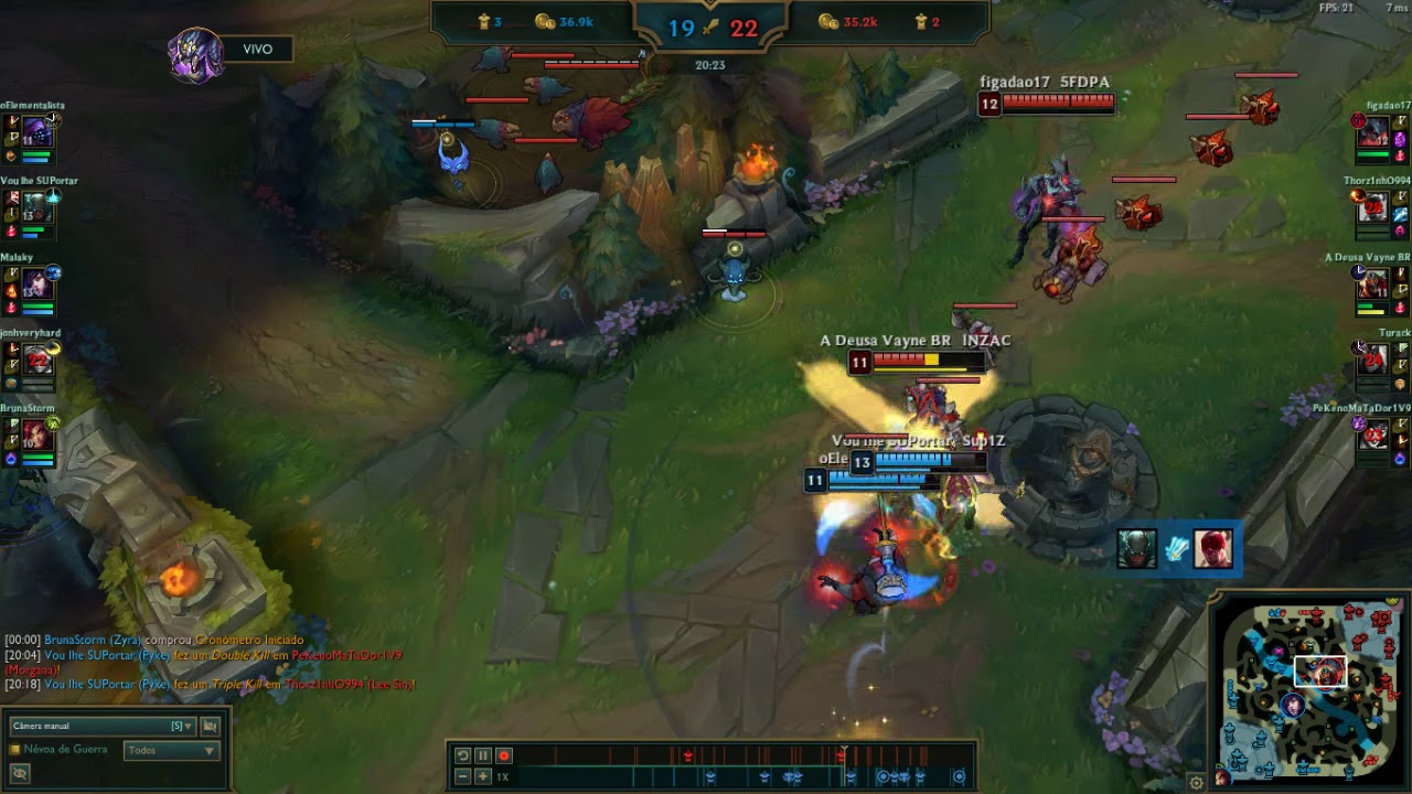 Pyke Insane PentaKill 1v5