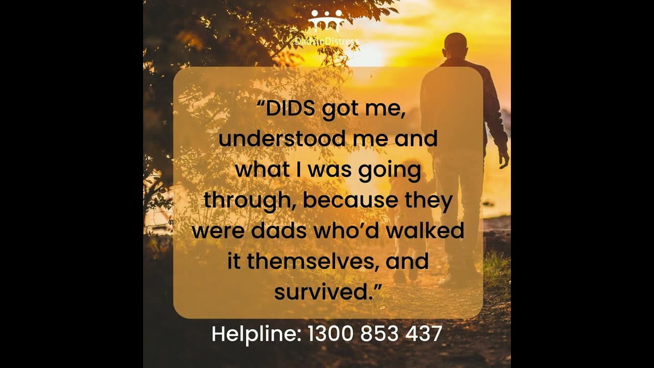 Tony Miller OAM, Founder of Dads in Distress,  The Impact of DIDS