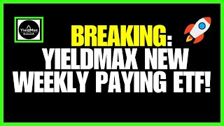 Breaking: YieldMax's SDTY ETF – The Future of Weekly Income is Here!