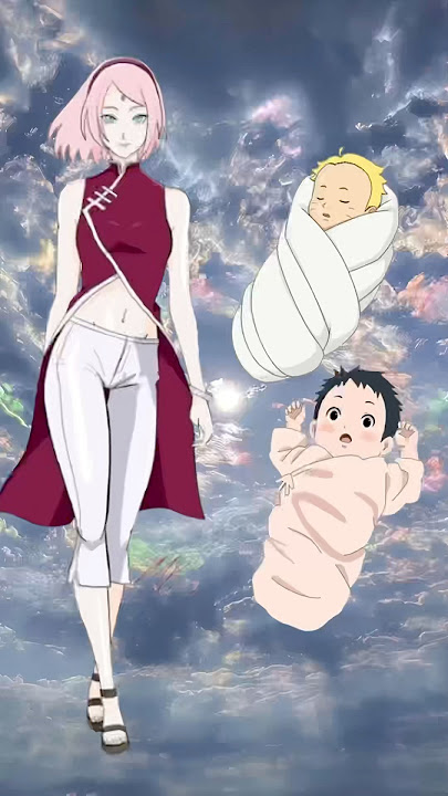 SAKURA VS NARUTO AND SAKUKE KIDS #shorts #naruto #sasuke #sakura