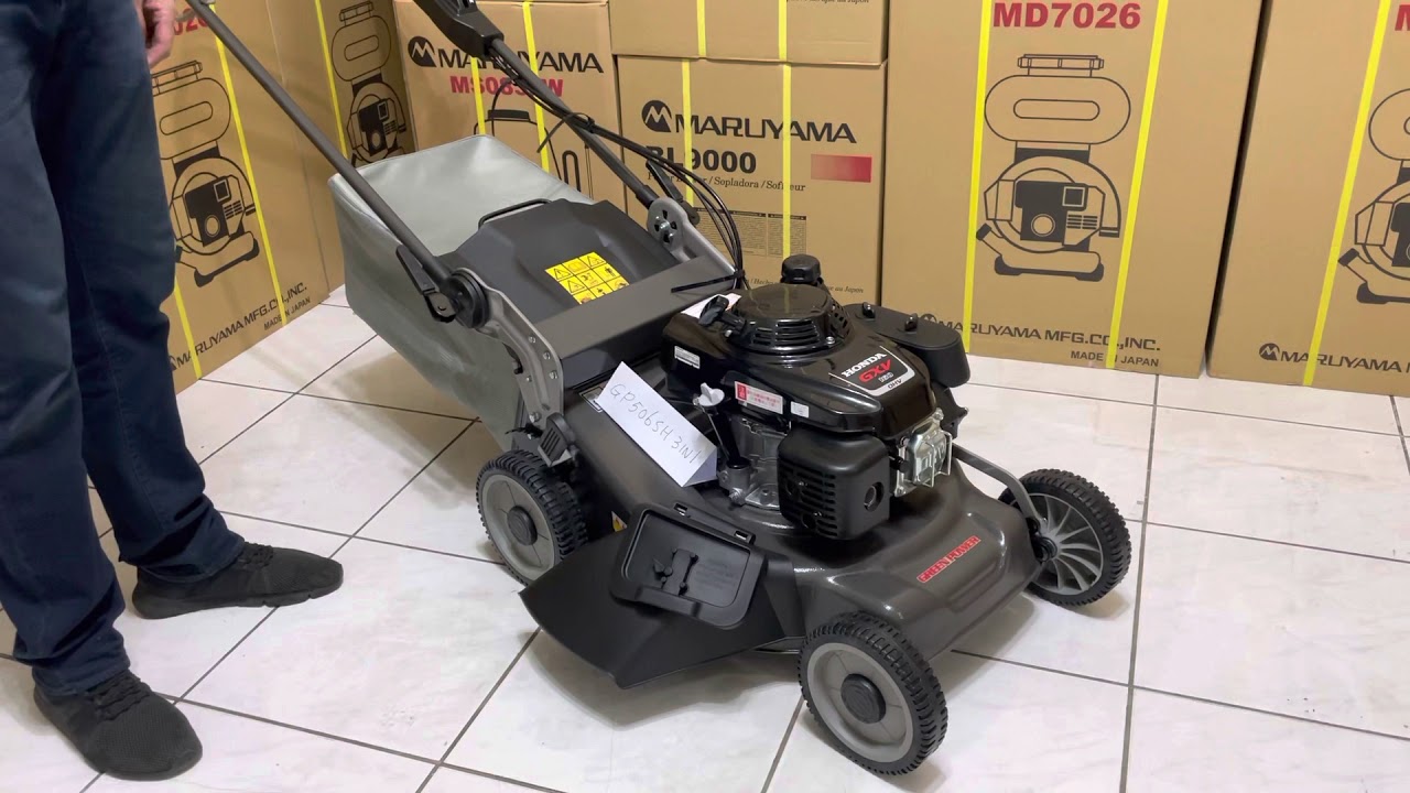 Honda GXV160 引擎自走割草機型號：GP506SH 3in1 - YouTube